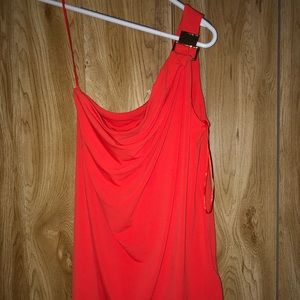 Michael kors one shoulder formal blouse